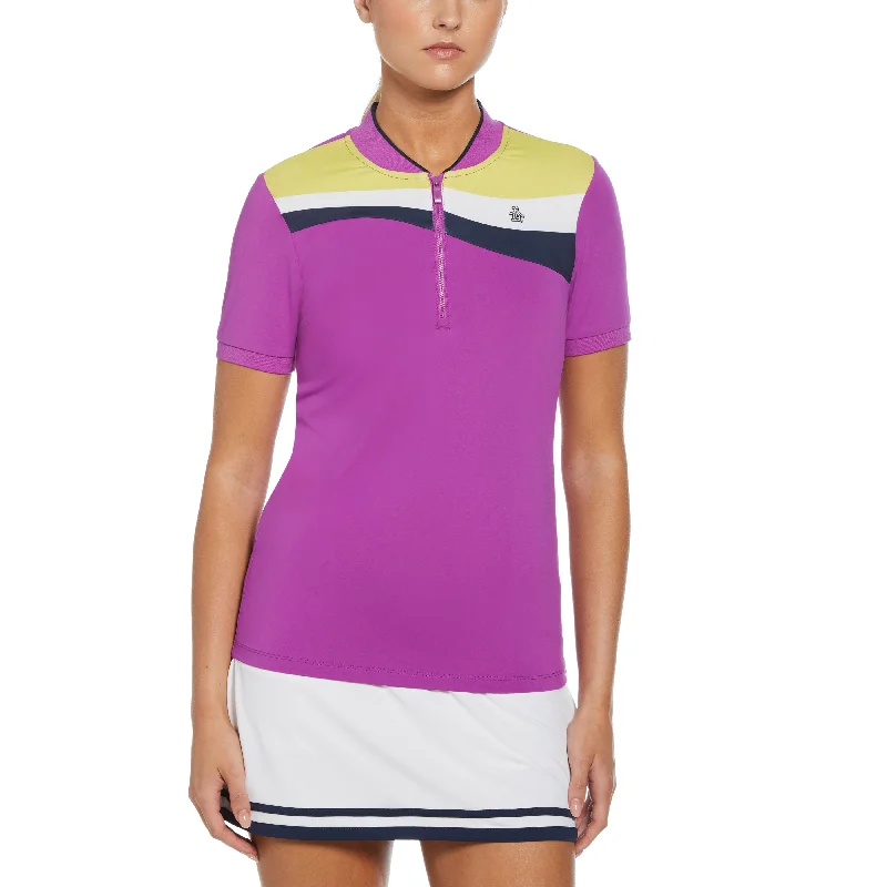  Women's Clothes And ApparelWomen's Color Block Polo