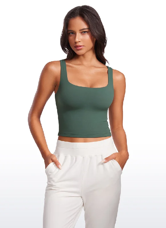  Shop The Hottest DealsButterluxe Double Lined Square Neck Tank Tops