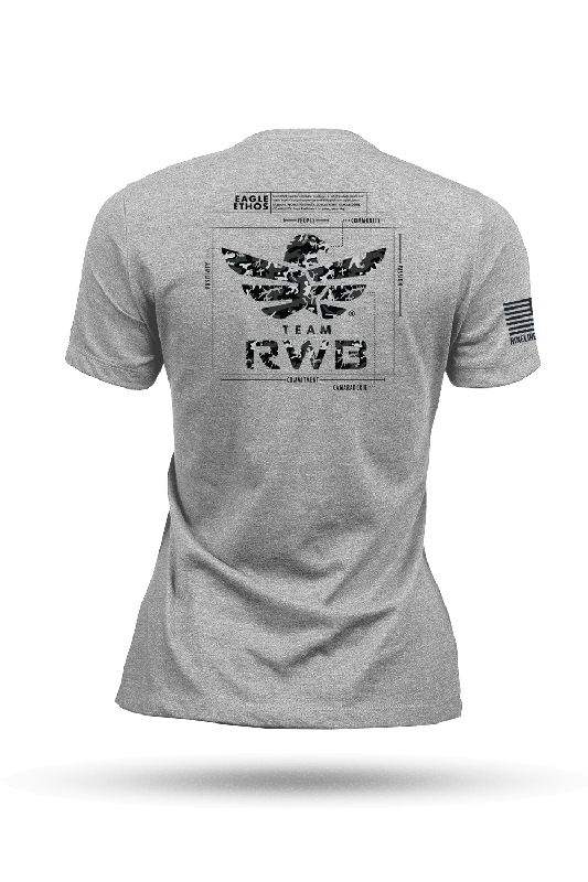  Women's Holiday AttireTeam RWB Eagle Ethos Schematic - Women's T-Shirt