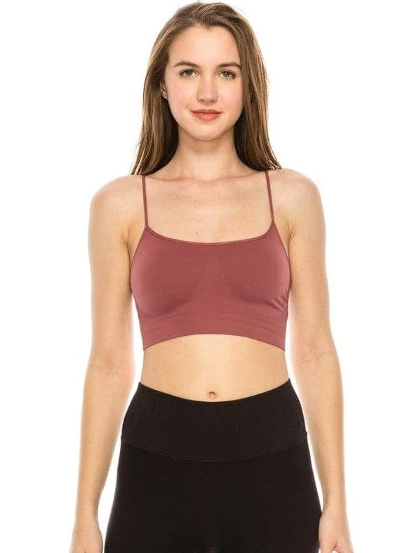  Women's Outdoor Activity GarmentsSeamless Padded Comfort Bra Cami