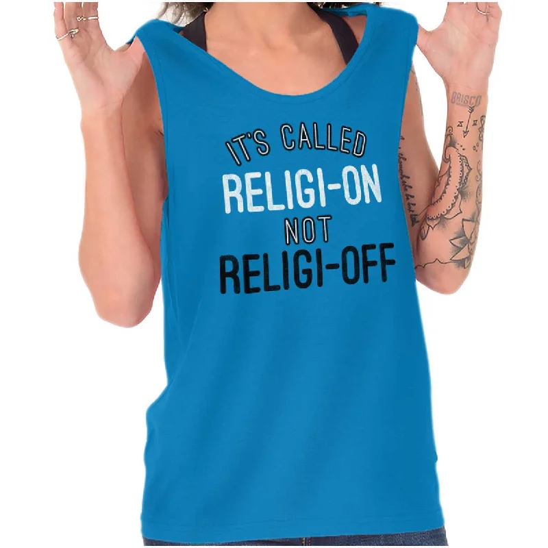  Women's Office AttireReligi-on Not Religi-off Tank Top