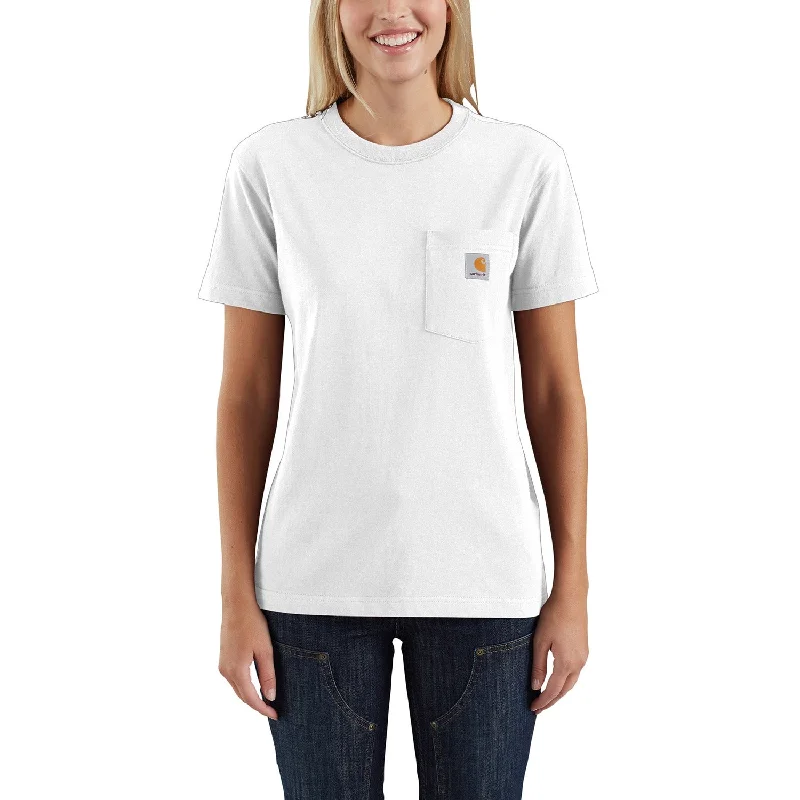  Cozy Chic PromotionsCarhartt Women's Short Sleeve Pocket T-Shirt_White