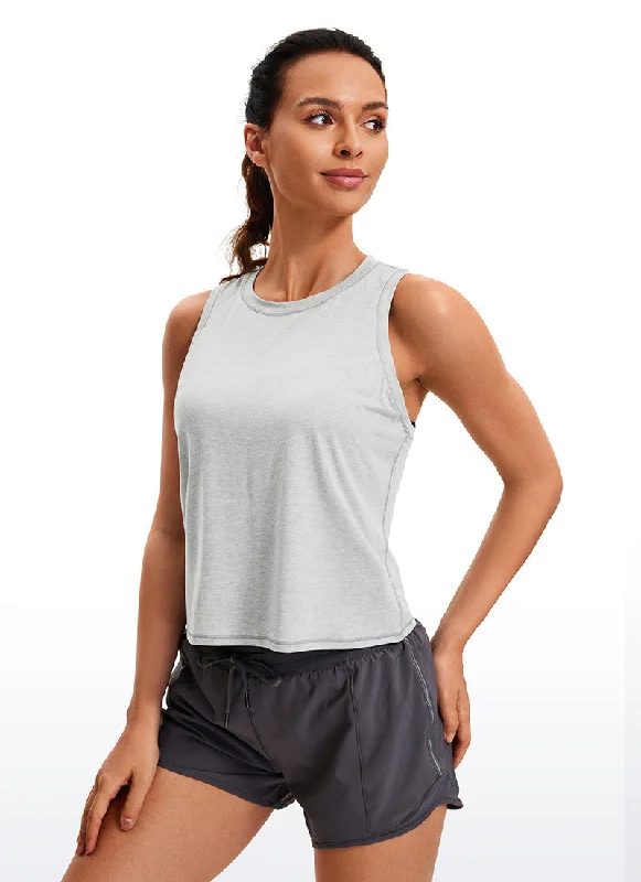  Stylish Clothes For WomenUltralight Cropped Tanks High Neck