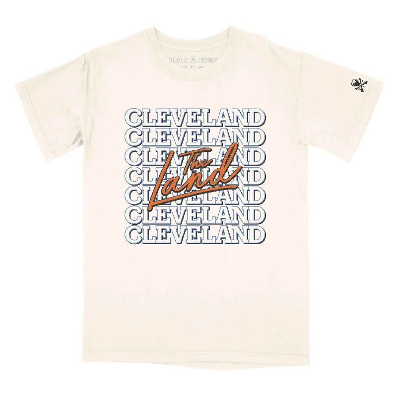  Women's Seasonal ApparelThe Land Cleveland Repeat - Old School - Unisex Crew T-Shirt