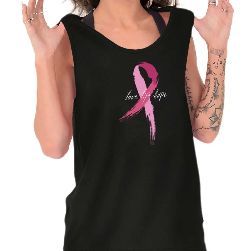  Women's Casual Wear OutfitBreast Cancer Awareness Tank Top