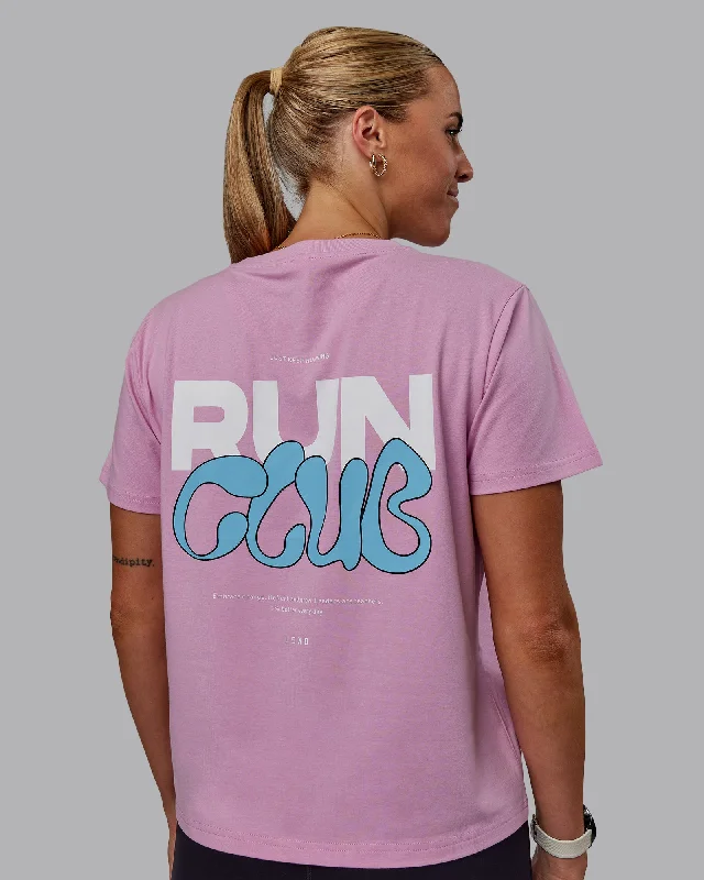  Women's Elegant GarmentsGone Running FLXCotton Tee - Bubblegum-Skyride