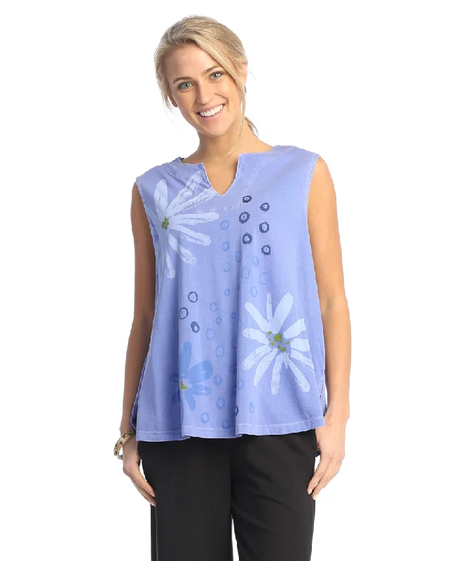  Fashionable Women's ClothesWeekend by Jess & Jane "Darling" Sleeveless Cotton Jersey Top - WK7-1989 - L & XL