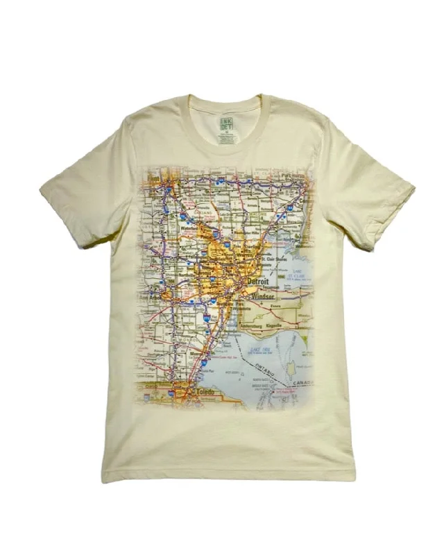  Casual Attire For WomenInk Detroit - Metro Detroit Area T-Shirt - Naturally