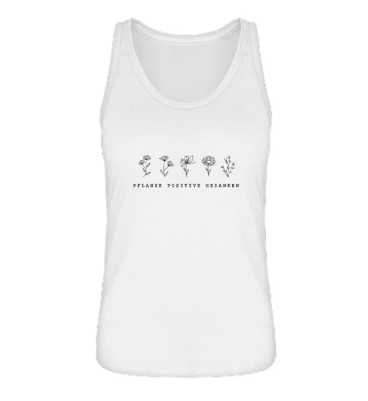  Women's Office OutfitPflanze positive Gedanken 100% Bio Tank Top