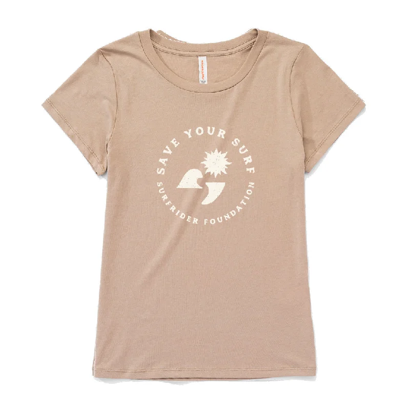  Essentials On SaleWomens Save Your Surf Tee - Oatmeal