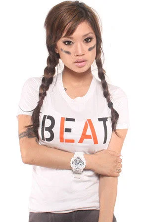  Crazy Price SlashingBeat LA (Women's White/Orange Tee)