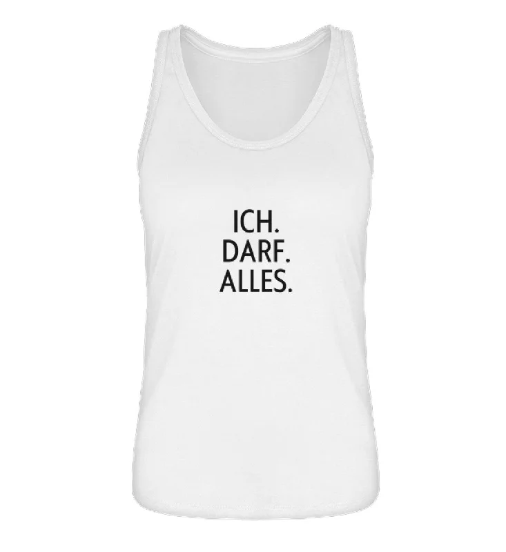  Chic Clothes For WomenIch. Darf. Alles. 100% Bio Tank Top