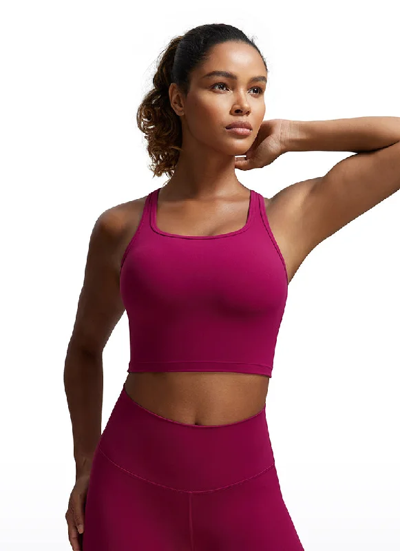  Women's Athleisure ApparelButterluxe Scoop Neck Bra Racerback Longline