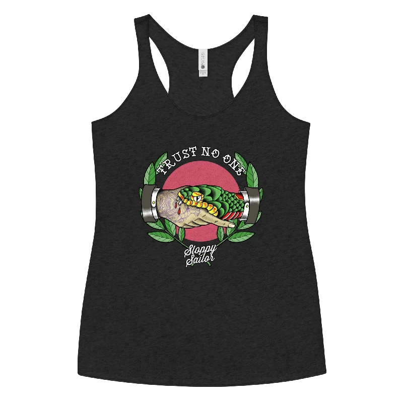  Vintage-Inspired Women's ApparelTRUST NO ONE - Tank Top Woman