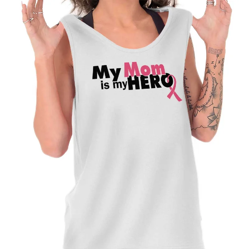  Women's Romantic OutfitMy Mom Is My Hero Tank Top