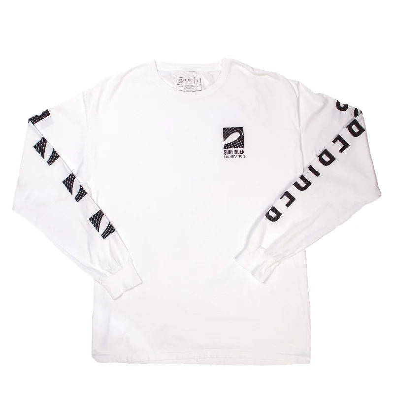  Flash Sale NowLogo Long Sleeve Shirt (White)