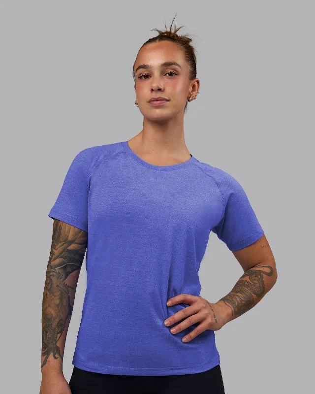  Playful Fashion OffersPerform VapourFLX Tee - Baja Blue Marl