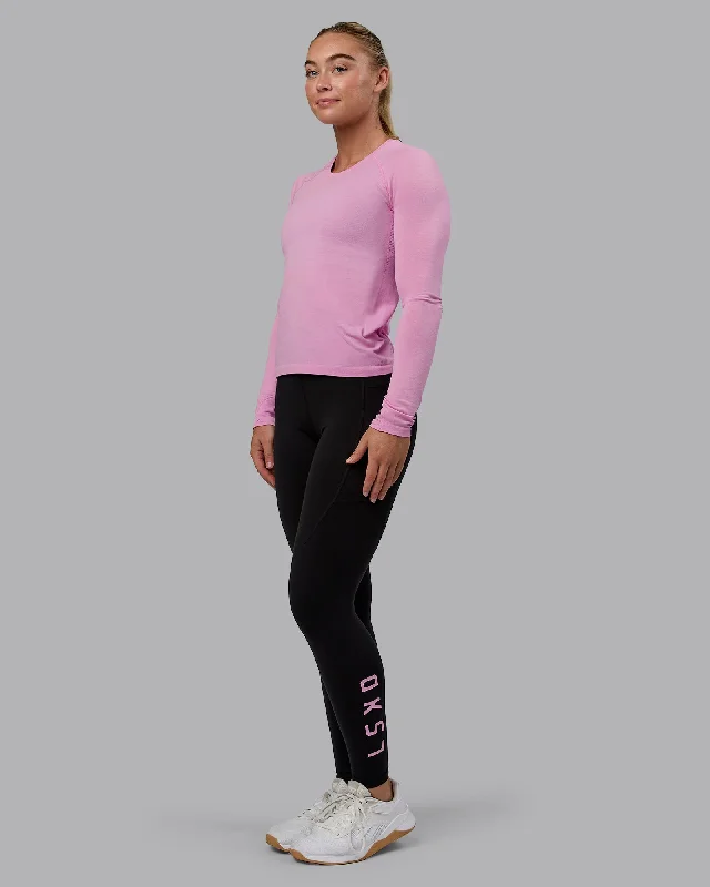  Women's Timeless AttireAeroFLX+ Seamless Long Sleeve Tee - Pirouette/Bubblegum