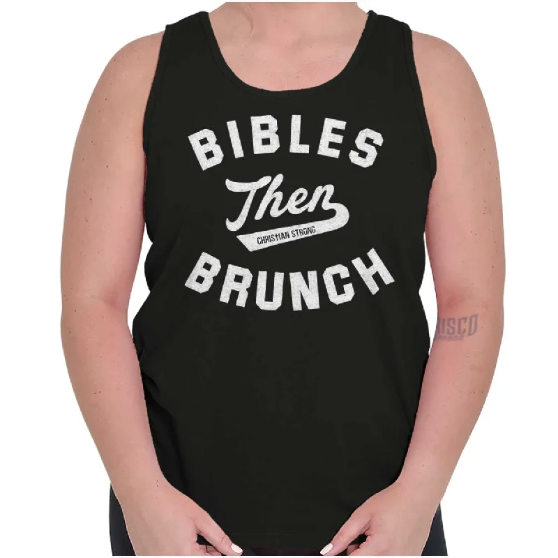  Comfortable Women's AttireBibles Then Brunch Tank Top