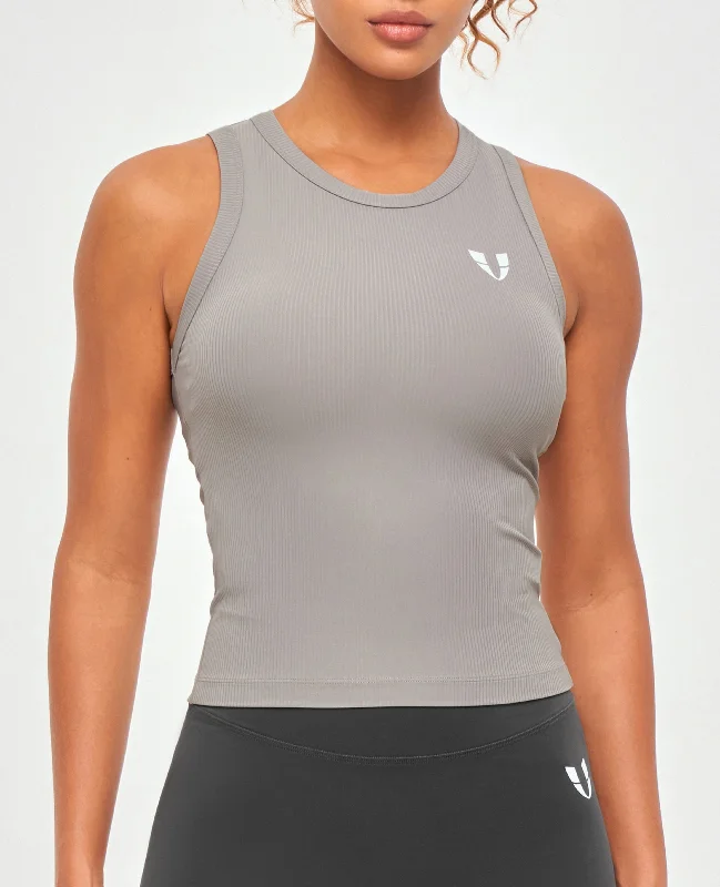  Affordable Women's GarmentsRibbed Workout Tank - Gray