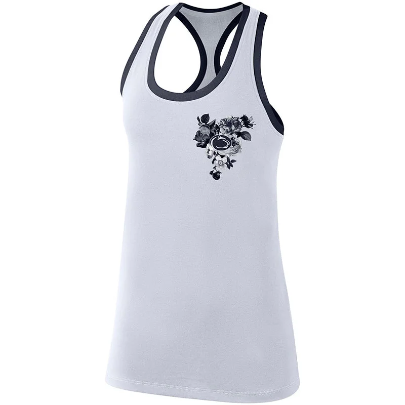  Timeless Elegance SaleNike Ladies Dri-FIT Cotton Racer Floral Tank