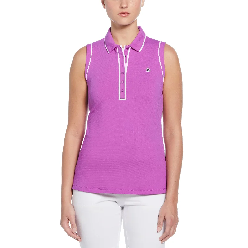  Vintage-Inspired Women's ApparelVeronica Sleeveless Golf Polo Shirt