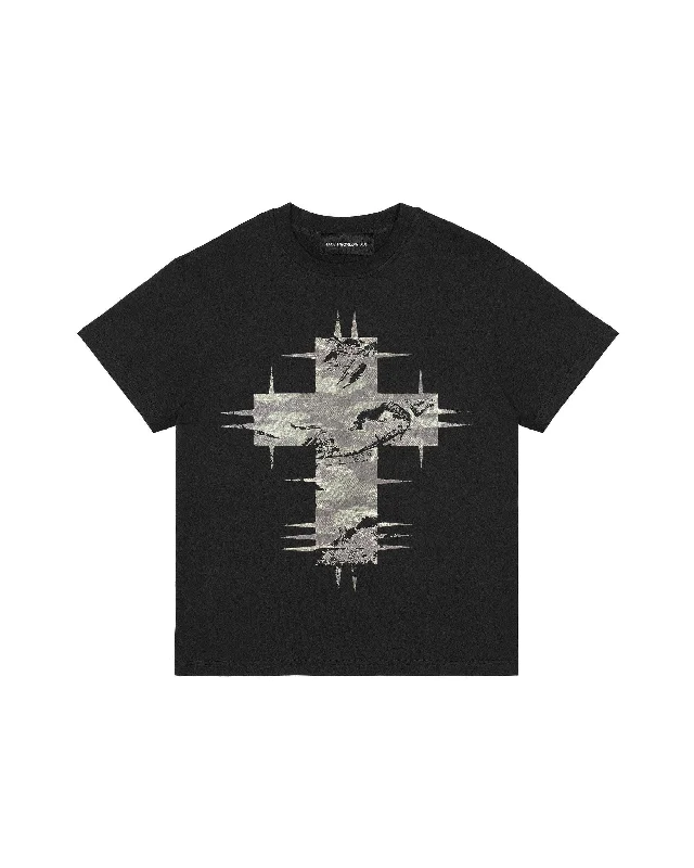  Cozy Comfort Style SaleBlack Camo Cross T-shirt