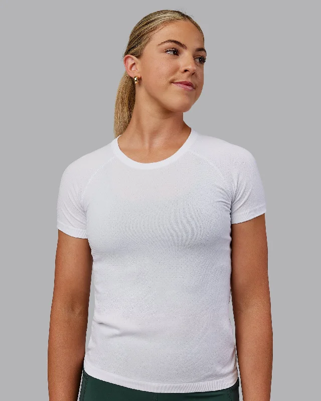  Mega SalesAeroFLX+ Seamless Tee - White/White