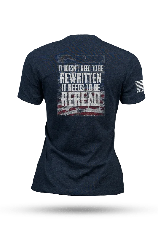  Women's Casual GarmentsReread, Not Rewritten - Women's T-Shirt