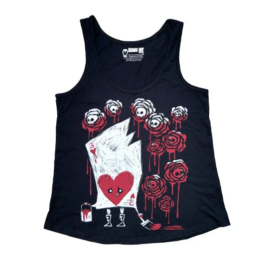  Women's Plus-Size GarmentsPainting The Roses With Blood Women Tanktop