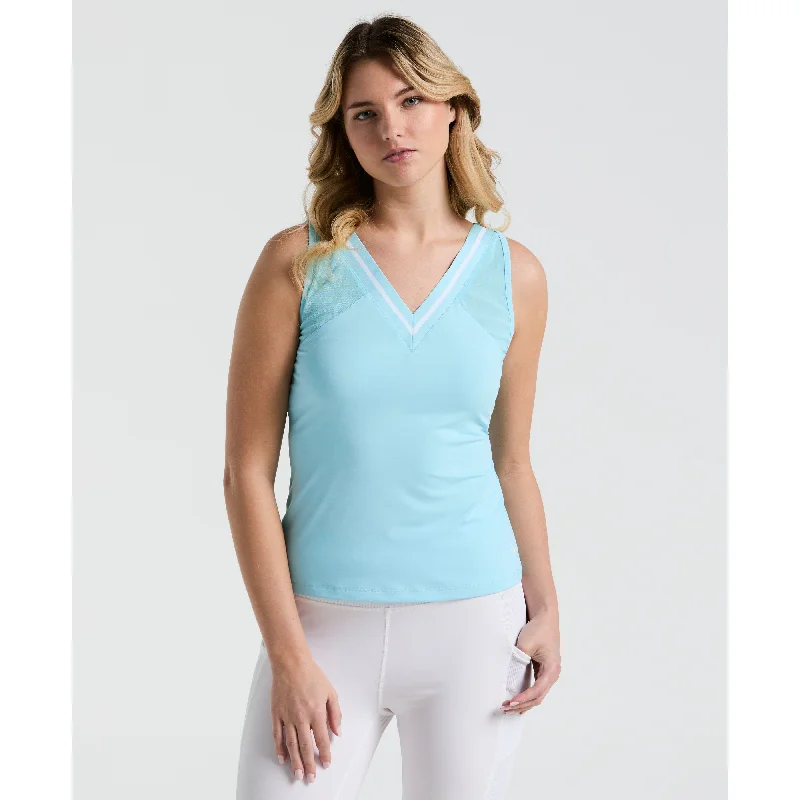  Women's Sporty Chic ClothesWomen's Tennis Color Block Tank Top