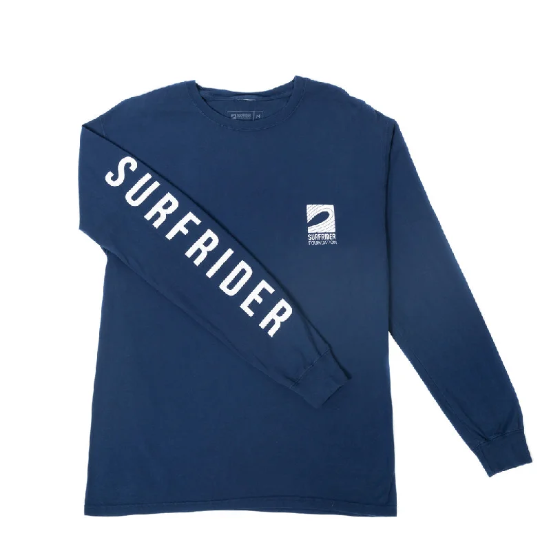  Street Style DiscountsLogo Long Sleeve Shirt (Navy)