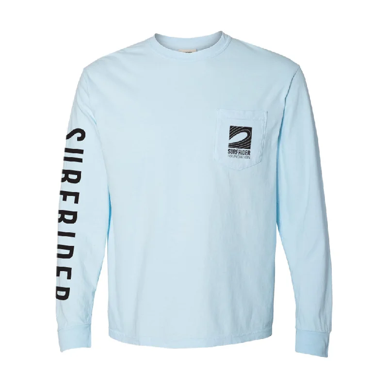  Glamorous Fashion OffersLogo Long Sleeve Tee - Sky Blue