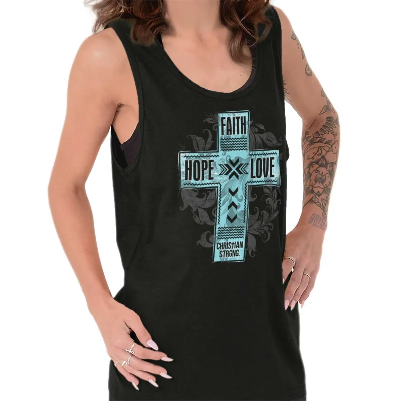  Affordable Fashion Clothing For WomenFaith Hope Love Tank Top