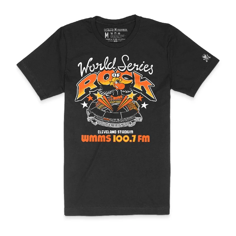  Women's Evening ClothesWMMS 100.7 FM The Buzzard - World Series Of Rock - Unisex Crew T-Shirt  *Officially Licensed