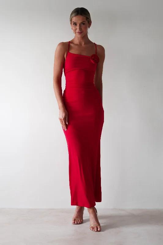  The Latest TrendsLuca Bodycon Midaxi Dress | Red