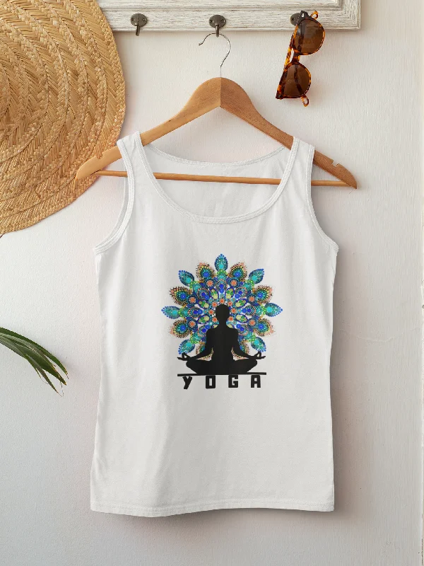  Women's Elegant OutfitTanktop Bio - Mandala Yoga -