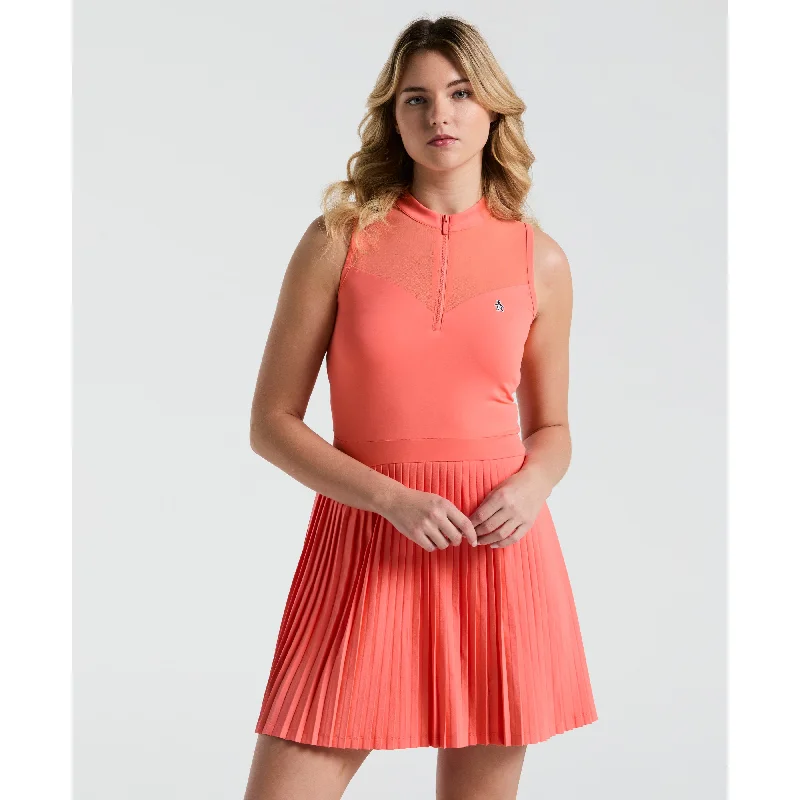  Women's Formal ClothesWomen's Sleeveless Colour Block Golf Dress