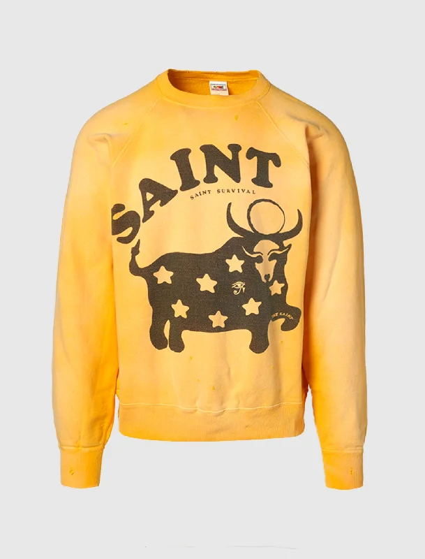  Women's Contemporary ClothingCOW CREWNECK SWSHIRT