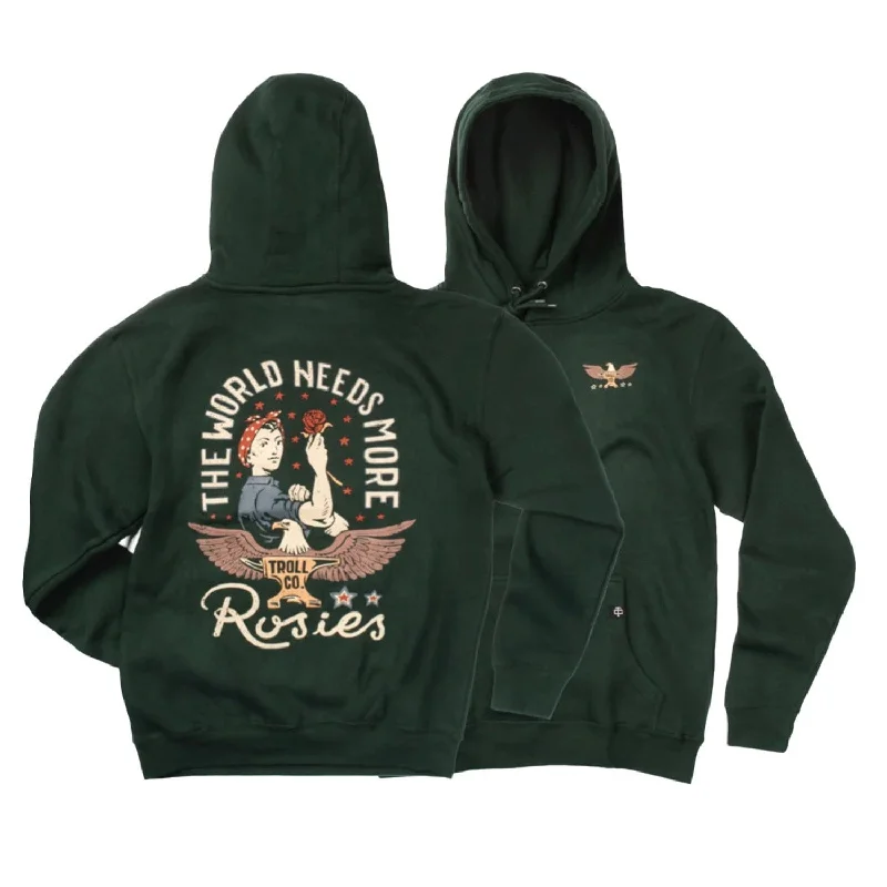  Modern Chic DiscountsTroll Co. Women's "The World Needs More Rosies" Hoodie