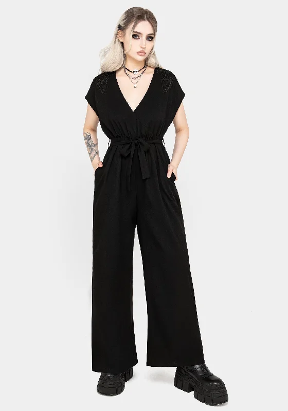  Stylish Outerwear Clothing For WomenVampyrum Embroidered Jumpsuit