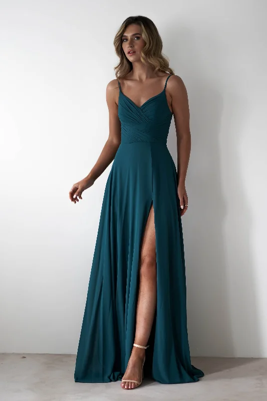  Sale Event, Prices RockLupita Chiffon Maxi Dress | Teal