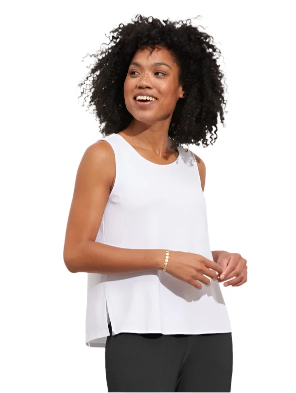  Women's Clothing SetsTravel Core Easy Tank in White  - 55901-WHT