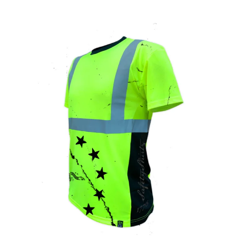  Edgy Fashion DealsSafetyShirtz SS360 1776 Class 2 Hi-Vis Safety T-Shirt