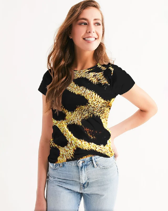  Women's High-Fashion OutfitTRP Leopard Print 01 Ladies Designer T-shirt