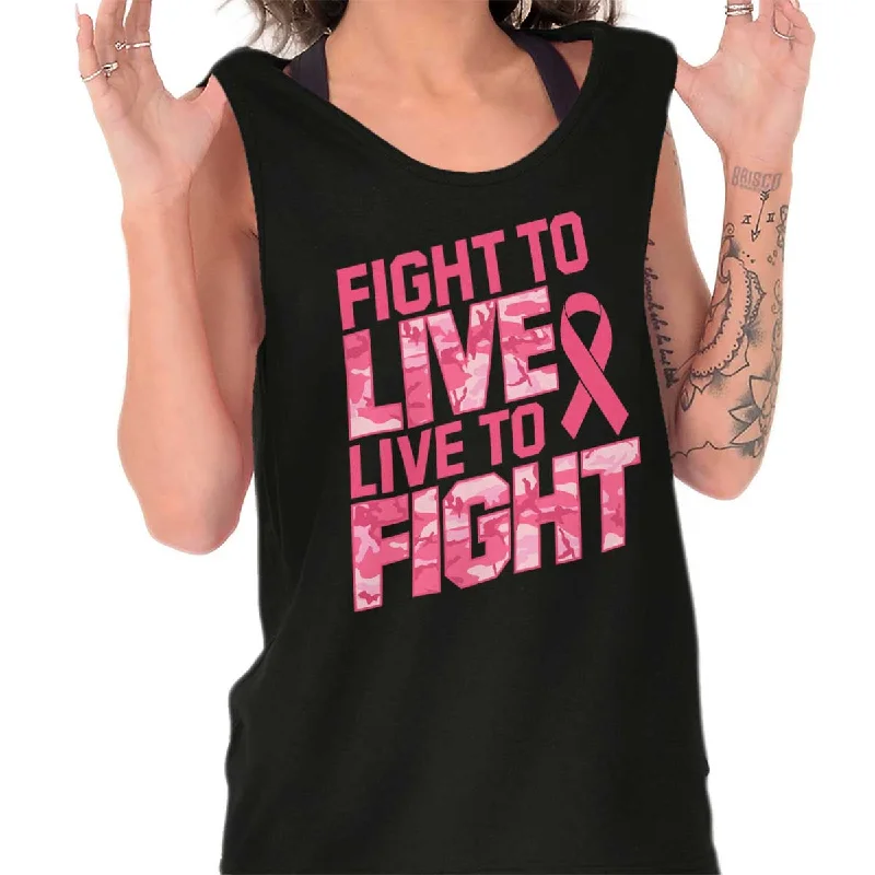  Women's Transitional AttireBreast Cancer Awareness Tank Top