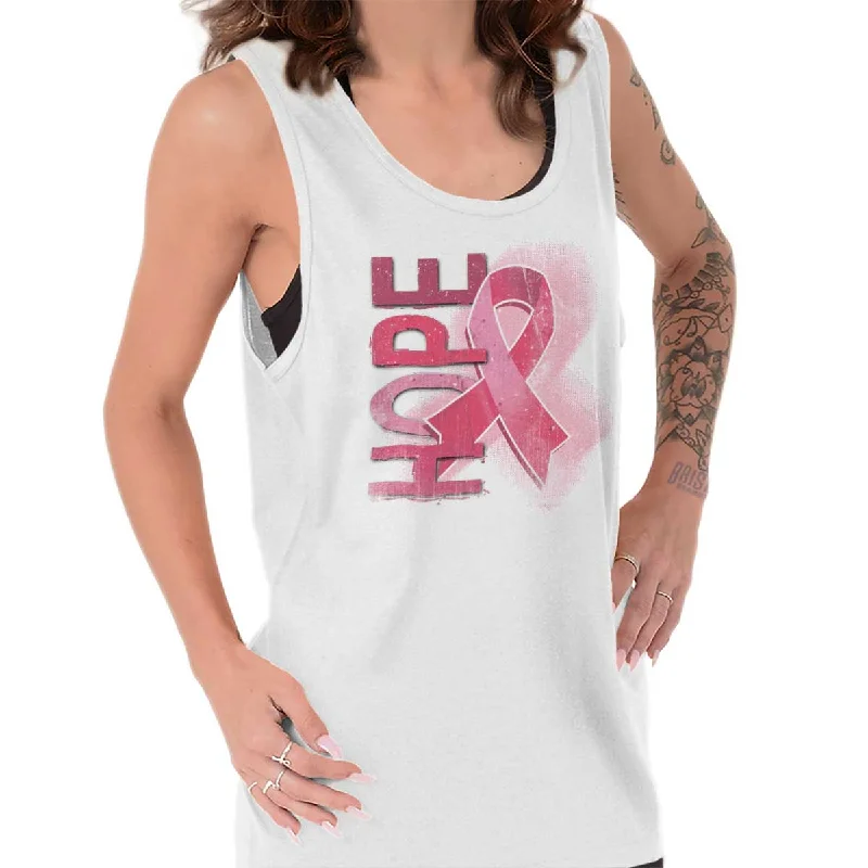  Women's Outdoor AttireHope Pink Ribbon Tank Top