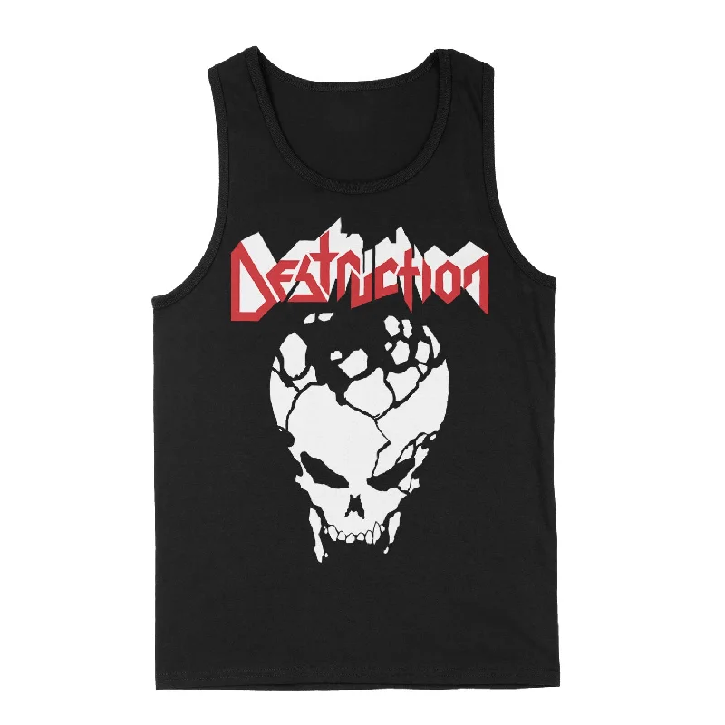  Affordable Luxury Women's GarmentsDestruction "Cracked Skull" Tank Top