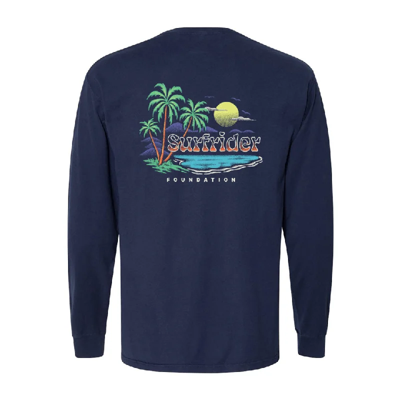  Women's Seasonal GarmentsRetro Sunset Long Sleeve Tee