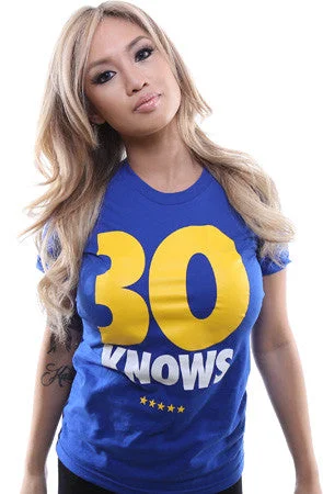  Crazy Discounts, Hurry Up30 Knows (Women's Royal Tee)